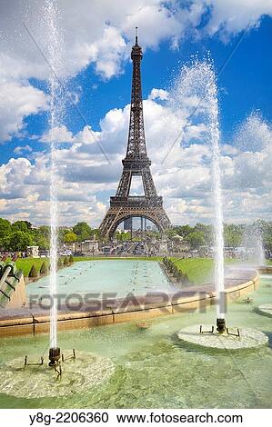 Stock Image - Eiffel Tower, Paris, France.. Fotosearch