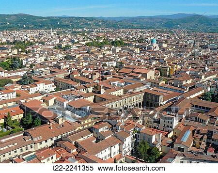 Florence (Italy). Panoramic of the city of Florence. View Large Photo Image Stock Photography - Florence (Italy). Panoramic of the city of Florence.. Fotosearch