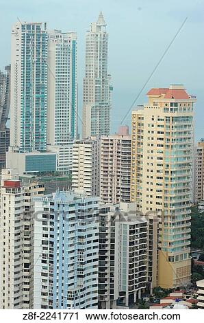 Foreign investors fuel Panama construction boom: Panama City is a hotbead for construction activity. Pictured: Paitilla Neighborhood. View Large Photo Image Stock Image - Foreign investors fuel Panama construction boom: Panama City is a hotbead for construction activity. Pictured: Paitilla Neighborhood.. Fotosearch