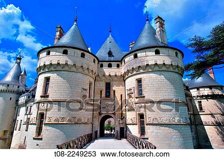 Stock Image - france, 41, loire castles: chaumont castle.. Fotosearch