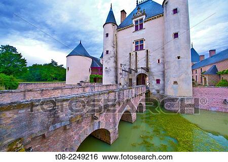 france, loiret, chamerolles: 16 th century castle. View Large Photo Image Stock Photograph - france, loiret, chamerolles: 16 th century castle.. Fotosearch