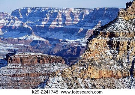Fresh snow in the Grand Canyon, Grand Canyon National Park, Arizona, USA. View Large Photo Image Stock Photography - Fresh snow in the Grand Canyon, Grand Canyon National Park, Arizona, USA.. Fotosearch