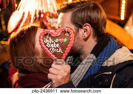 gingerbread heart i love you on christmas market. View Large Photo Image Stock Image - gingerbread heart i love you on christmas market.. Fotosearch