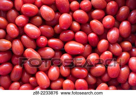 Grape Tomatoes. View Large Photo Image Stock Photograph - Grape Tomatoes.. Fotosearch