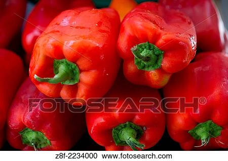 Green and red peppers. View Large Photo Image Stock Image - Green and red peppers.. Fotosearch