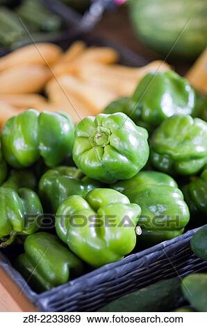 Green peppers. View Large Photo Image Stock Photo - Green peppers.. Fotosearch