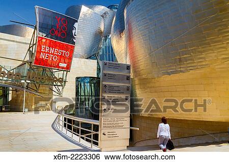 Guggenheim Museum. Bilbao, Biscay, Basque Country, Spain, Europe. View Large Photo Image Stock Photograph - Guggenheim Museum. Bilbao, Biscay, Basque Country, Spain, Europe.. Fotosearch