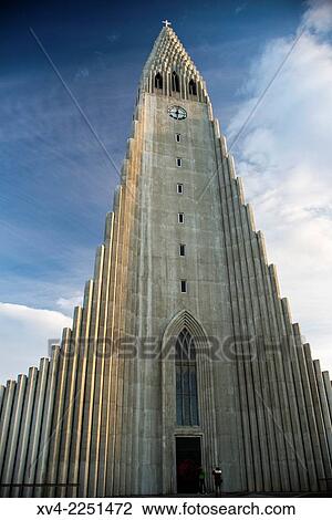Hallgrimskirkja Cathedral, Iceland. View Large Photo Image Stock Image - Hallgrimskirkja Cathedral, Iceland.. Fotosearch
