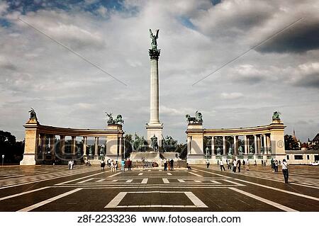 Heroes´ Square Millenium monument in Budapest, Hungary. Digitally Manipulated Image. Stylised by enhancing color, sharpening and adding texture. View Large Photo Image Stock Photograph - Heroes´ Square Millenium monument in Budapest, Hungary. Digitally Manipulated Image. Stylised by enhancing color, sharpening and adding texture.. Fotosearch