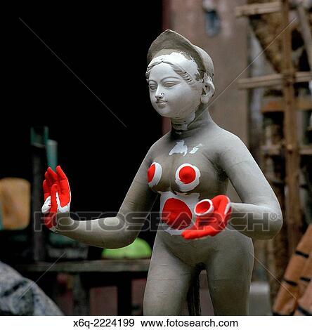 Hindu idols in Kumartuli (or Kumortoli) the potters´ district in Calcutta (Kolkata) in West Bengal in India. View Large Photo Image Stock Photo - Hindu idols in Kumartuli (or Kumortoli) the potters´ district in Calcutta (Kolkata) in West Bengal in India.. Fotosearch