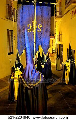 Holy Week procession at Monda, Malaga province, Andalusia, Spain View Large Photo Image Stock Image - Holy Week procession at Monda, Malaga province, Andalusia, Spain. Fotosearch