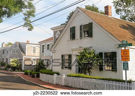 Houses in Provincetown, Massachusetts, USA. View Large Photo Image Stock Image - Houses in Provincetown, Massachusetts, USA.. Fotosearch