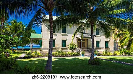 Hulihee Palace, Kailua-Kona, Hawaii, USA. View Large Photo Image Stock Photo - Hulihee Palace, Kailua-Kona, Hawaii, USA.. Fotosearch