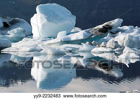 Jokulsarlon Glacier Lagoon on the border of Vatnajokull National Park - Southeast Iceland. View Large Photo Image Stock Image - Jokulsarlon Glacier Lagoon on the border of Vatnajokull National Park - Southeast Iceland.. Fotosearch