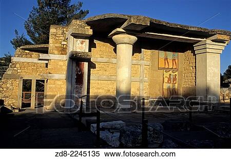 Knossos, Crete is the largest Bronze Age archaeological site on Crete, probably the ceremonial and political centre of the Minoan civilization and culture. View Large Photo Image Stock Photography - Knossos, Crete is the largest Bronze Age archaeological site on Crete, probably the ceremonial and political centre of the Minoan civilization and culture.. Fotosearch