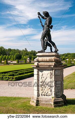 Landscaped 17th century gardens of Drottningholm Palace, Stockholm. View Large Photo Image Picture - Landscaped 17th century gardens of Drottningholm Palace, Stockholm.. Fotosearch