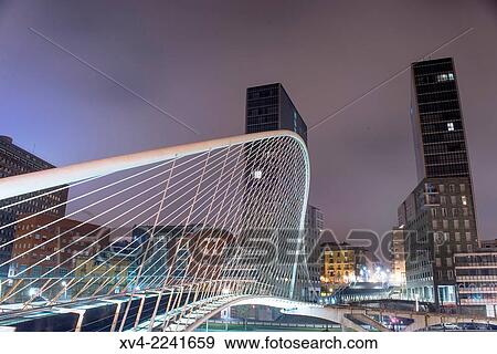 Long exposure of Bilbao cityscape, Biscay, Basque Country, Spain. View Large Photo Image Stock Photo - Long exposure of Bilbao cityscape, Biscay, Basque Country, Spain.. Fotosearch