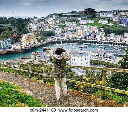 Luarca village. Asturias, Spain, Europe. View Large Photo Image Stock Photo - Luarca village. Asturias, Spain, Europe.. Fotosearch