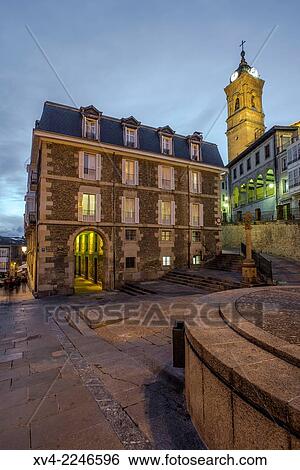 Machete square by night. Vitoria-Gasteiz, Alava, Basque Country, Spain. View Large Photo Image Stock Photograph - Machete square by night. Vitoria-Gasteiz, Alava, Basque Country, Spain.. Fotosearch