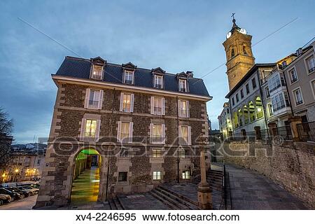 Machete square by night. Vitoria-Gasteiz, Alava, Basque Country, Spain. View Large Photo Image Stock Photography - Machete square by night. Vitoria-Gasteiz, Alava, Basque Country, Spain.. Fotosearch