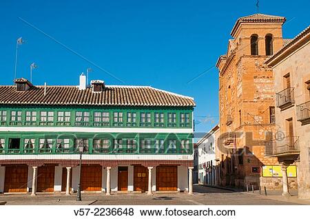 Main Square. Almagro, Ciudad Real province, Castilla La Mancha, Spain. View Large Photo Image Stock Photo - Main Square. Almagro, Ciudad Real province, Castilla La Mancha, Spain.. Fotosearch