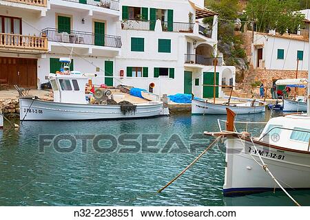 Mallorca, Cala Figuera, Santanyi, Majorca, Balearic Islands, Spain, Europe. View Large Photo Image Stock Image - Mallorca, Cala Figuera, Santanyi, Majorca, Balearic Islands, Spain, Europe.. Fotosearch