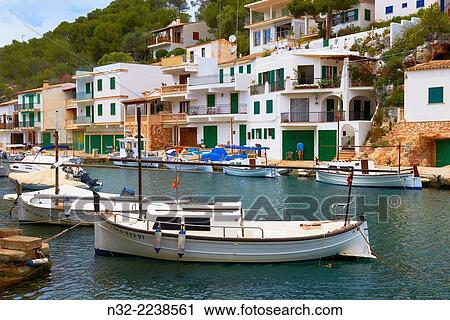 Mallorca, Cala Figuera, Santanyi, Majorca, Balearic Islands, Spain, Europe. View Large Photo Image Stock Image - Mallorca, Cala Figuera, Santanyi, Majorca, Balearic Islands, Spain, Europe.. Fotosearch