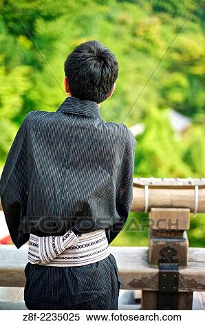 Man in traditional clothing at Kiyomizu-dera temple. View Large Photo Image Stock Photography - Man in traditional clothing at Kiyomizu-dera temple.. Fotosearch