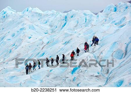 Mini trekking. Walk on the glacier with crampons. Perito Moreno glacier. Los Glaciares National Park. Near El Calafate. Santa Cruz province. Patagonia. Argentina. View Large Photo Image Stock Image - Mini trekking. Walk on the glacier with crampons. Perito Moreno glacier. Los Glaciares National Park. Near El Calafate. Santa Cruz province. Patagonia. Argentina.. Fotosearch