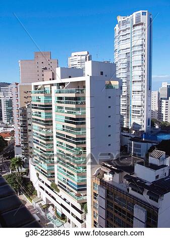 Modern apartment buildings at Vitoria, Espirito Santo, Brazil. View Large Photo Image Stock Photography - Modern apartment buildings at Vitoria, Espirito Santo, Brazil.. Fotosearch