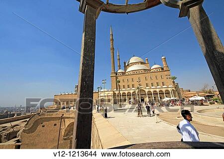 Mohamed Ali Mosque. Cairo. Egypt. View Large Photo Image Picture - Mohamed Ali Mosque. Cairo. Egypt.. Fotosearch