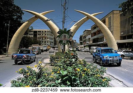 moi avenue. downtown. mombasa. View Large Photo Image Stock Photo - moi avenue. downtown. mombasa.. Fotosearch