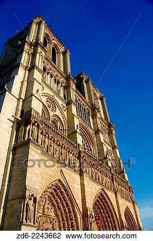 Stock Image - Notre Dame de Paris cathedral, Paris, Ile de France, France, Europe.. Fotosearch