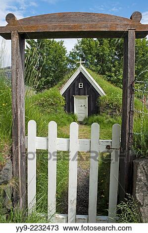 Nupsstadur Chapel - South Iceland. View Large Photo Image Stock Image - Nupsstadur Chapel - South Iceland.. Fotosearch