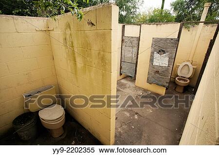 Old restroom area in disrepair - Camp Lula Sams - Brownsville, Texas USA. View Large Photo Image Stock Photography - Old restroom area in disrepair - Camp Lula Sams - Brownsville, Texas USA.. Fotosearch