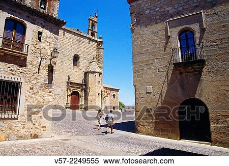 Old town. Caceres, Extremadura, Spain. View Large Photo Image Stock Photography - Old town. Caceres, Extremadura, Spain.. Fotosearch