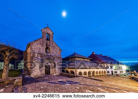 Stock Photography - Orreaga, Roncesvalles, Navarre, Spain.. Fotosearch