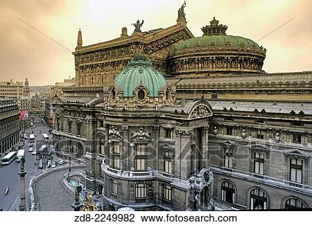 Stock Image - paris opera garnier.. Fotosearch