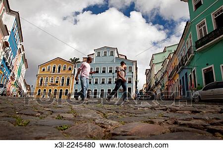 Pelourinho, Salvador de Bahía. Brazil. View Large Photo Image Stock Image - Pelourinho, Salvador de Bahía. Brazil.. Fotosearch