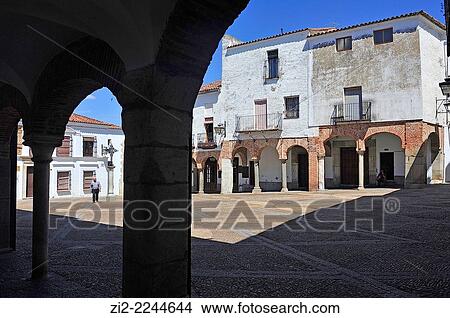 Picture - Plaza Chica. Zafra, Badajoz, Spain. Fotosearch