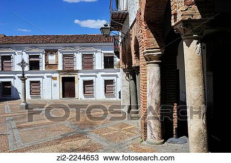 Plaza Chica. Zafra, Badajoz, Spain View Large Photo Image Stock Image - Plaza Chica. Zafra, Badajoz, Spain. Fotosearch