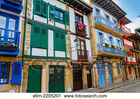 Plaza de armas. Hondarribia. Guipuzkoa, Pais Vasco, España. View Large Photo Image Stock Image - Plaza de armas. Hondarribia. Guipuzkoa, Pais Vasco, España.. Fotosearch