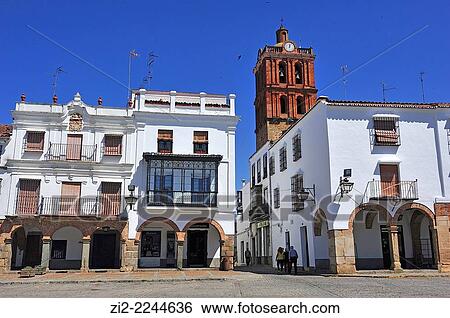Plaza Grande. Zafra, Badajoz, Spain View Large Photo Image Stock Photograph - Plaza Grande. Zafra, Badajoz, Spain. Fotosearch