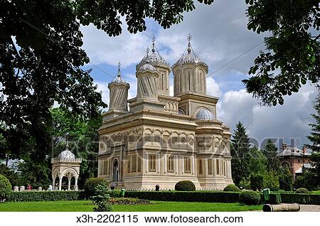 Romanian Orthodox Cathedral of Curtea de Arges, Romania, Southeastern and Central Europe. View Large Photo Image Stock Photography - Romanian Orthodox Cathedral of Curtea de Arges, Romania, Southeastern and Central Europe.. Fotosearch
