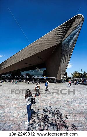 Rotterdam Central Station, The Netherlands, by architect team CS: a cooperation of Benthem Crouwel Architekten, Meyer en Van Schooten Architecten and West 8. View Large Photo Image Stock Image - Rotterdam Central Station, The Netherlands, by architect team CS: a cooperation of Benthem Crouwel Architekten, Meyer en Van Schooten Architecten and West 8.. Fotosearch