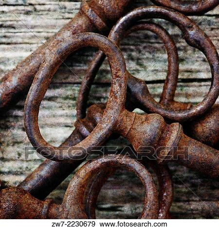 Rusty antique keys. View Large Photo Image Stock Photo - Rusty antique keys.. Fotosearch