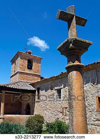 San Andres church in Valvieja. Segovia. Castilla Leon. Spain. View Large Photo Image Stock Photo - San Andres church in Valvieja. Segovia. Castilla Leon. Spain.. Fotosearch