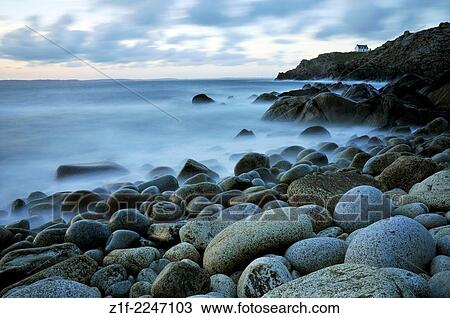 Small white house at the Pointe du Millier in Brittany, France. View Large Photo Image Stock Image - Small white house at the Pointe du Millier in Brittany, France.. Fotosearch