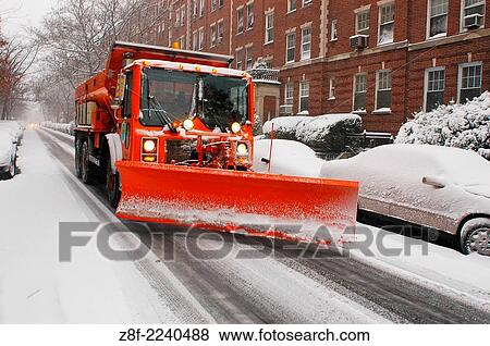 Snow blizzard in New York City. View Large Photo Image Stock Photo - Snow blizzard in New York City.. Fotosearch