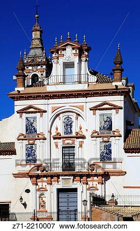 Spain, Andalusia, Seville, Hospital de la Caridad, church,. View Large Photo Image Stock Photo - Spain, Andalusia, Seville, Hospital de la Caridad, church,.. Fotosearch